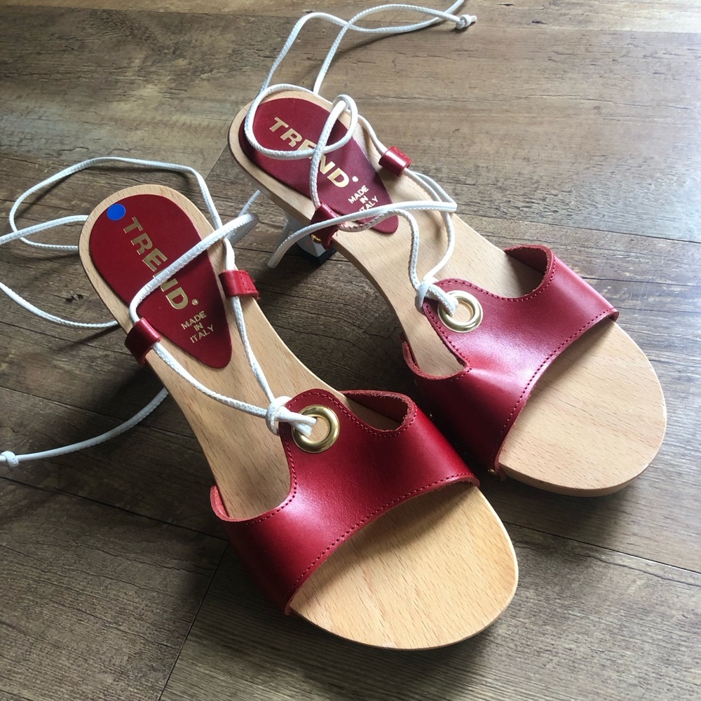 • wooden heels • made in Italy